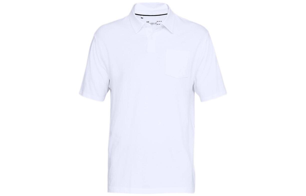 

Заряженная рубашка поло мужская белая Under Armour, белый