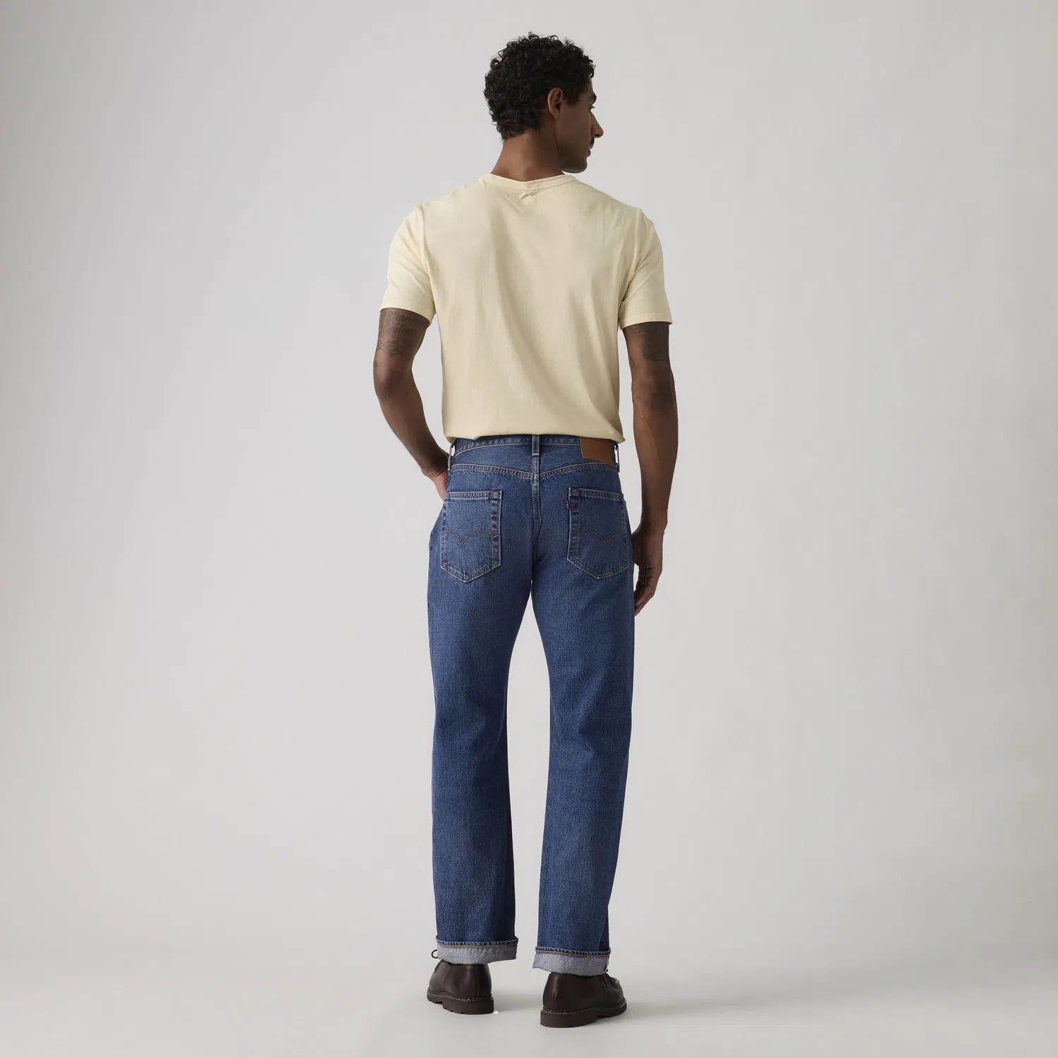 Мужские джинсы 501 Relaxed Selvedge Levi's, Dark Wash — фото 3