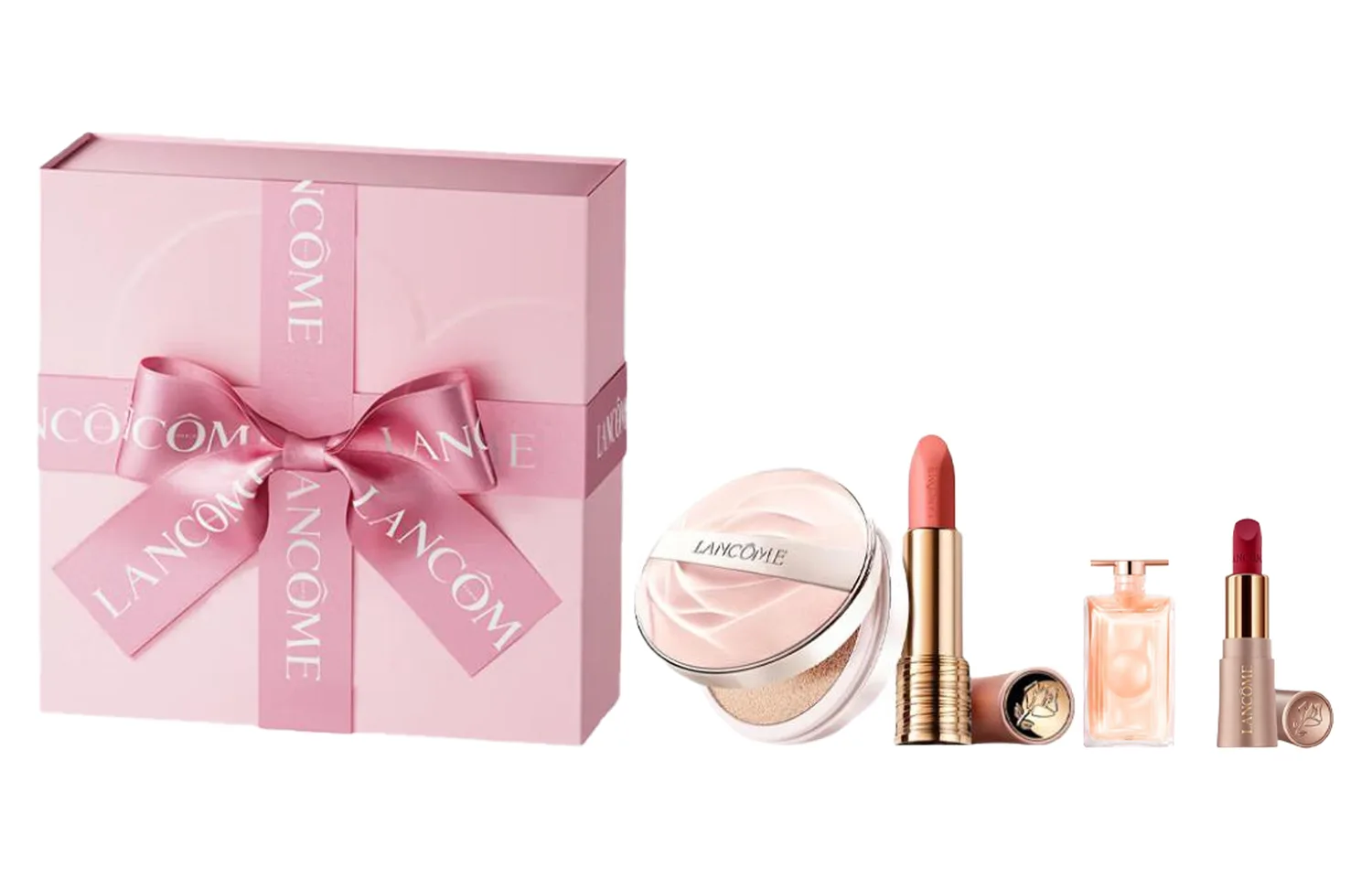 LANCOME Набор косметики Love You Natural Box из 4 предметов, легко растушевывается, стойкий, Four-Piece Set B — фото 2