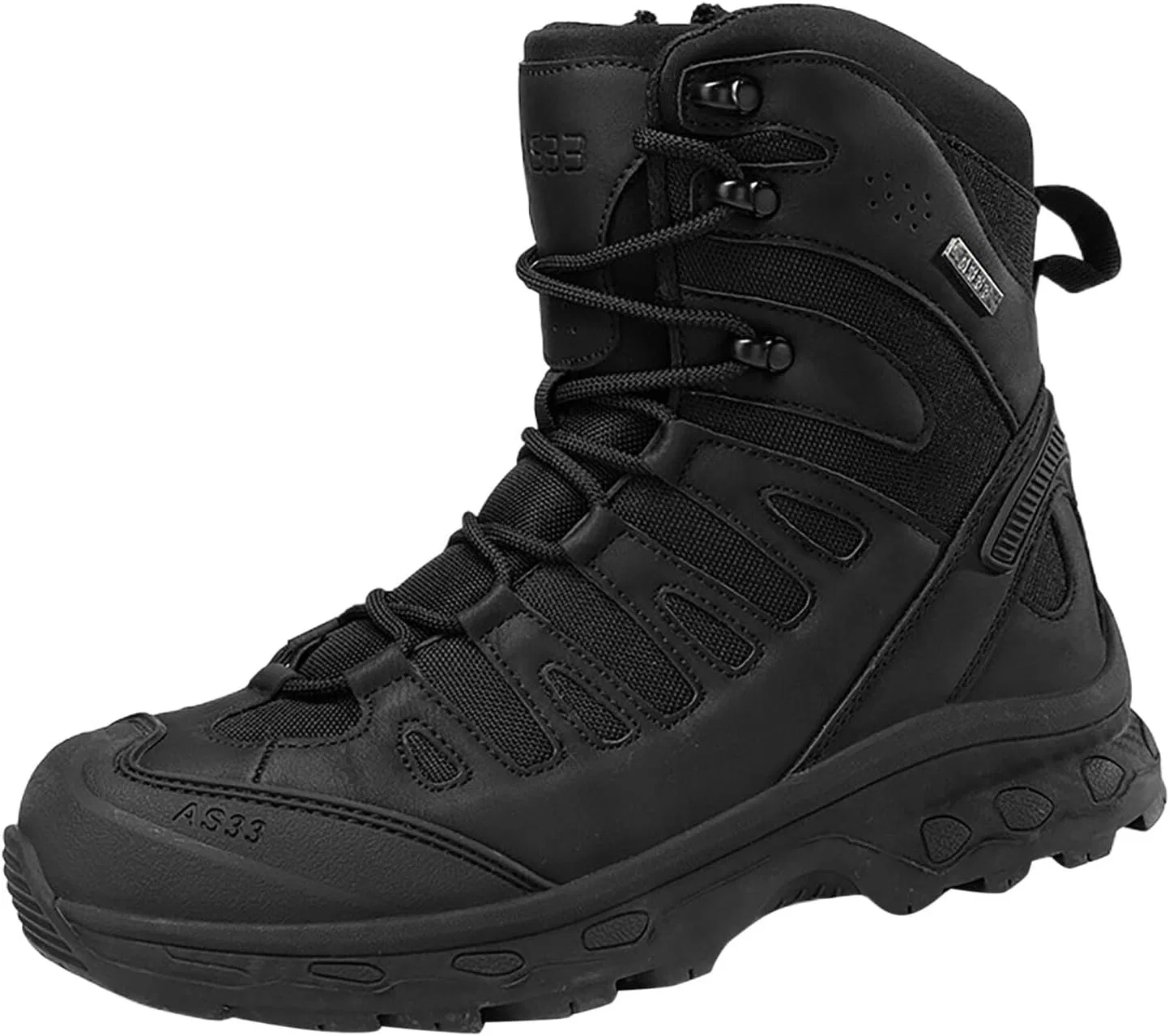 Кроссовки Herren Mesh Atmungsaktiv - Кроссовки Herren Braun Elegant - Mid Top Strapazierfähige Stiefeletten Herren Outdoor Bergsteigen Wanderschuhe Camping Reiten Wandern Vielseitige Stiefel Generic, Schwarz