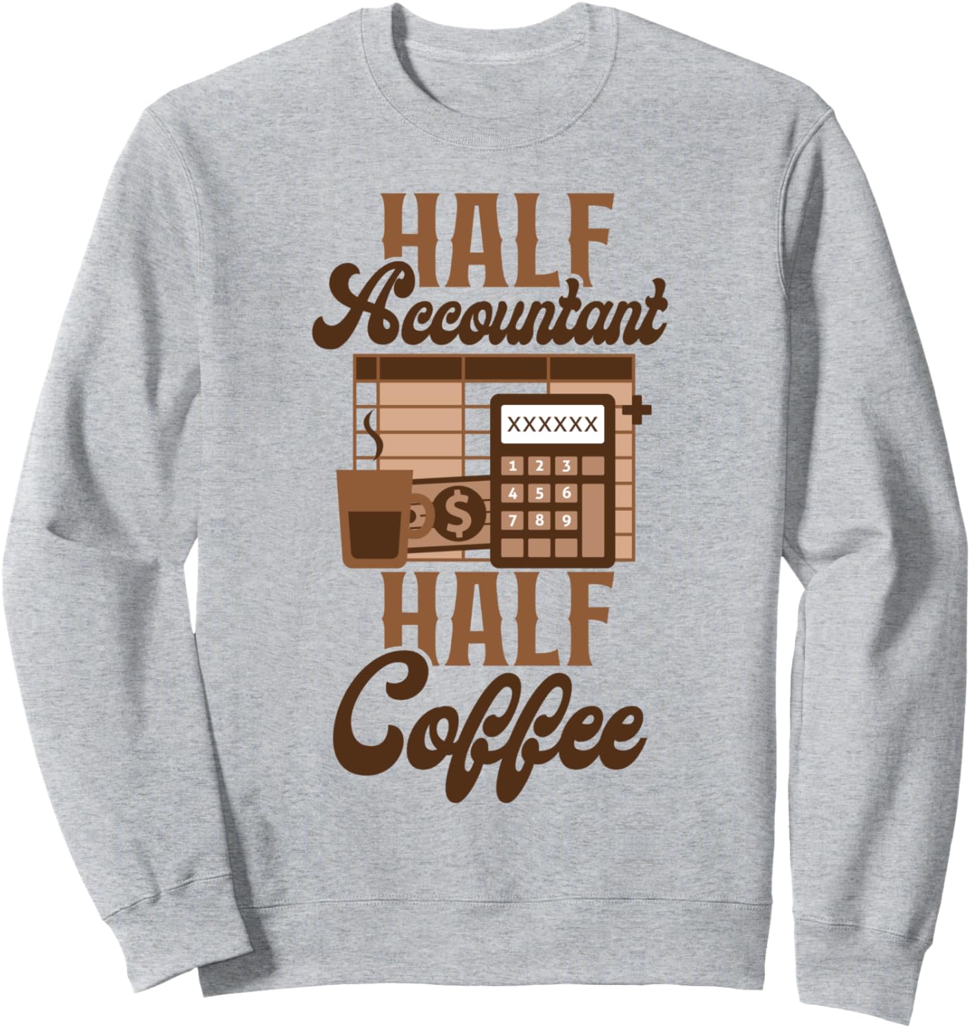 

Винтажная полутолстовка с кофейным принтом для бухгалтеров, специалистов по ведению бухгалтерского учета и отчетности Accounting Student Major Cpa Tax Season Hd0, серый