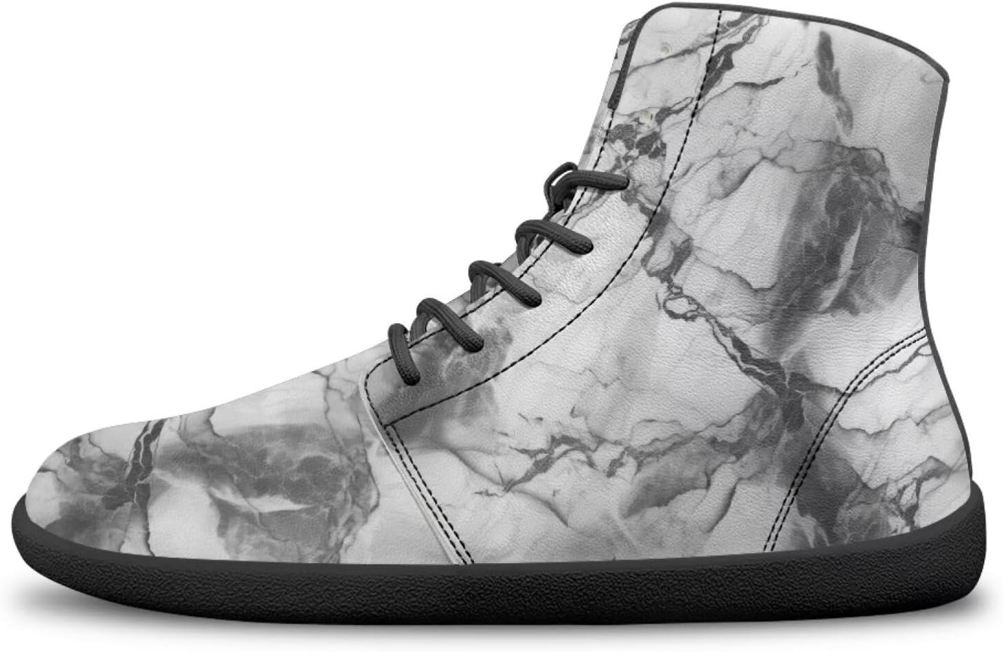 

Унисекс, женские и мужские высокие деловые туфли на шнуровке, кроссовки для бега и спорта, повседневная обувь для ходьбы Ecaestolph, белый/серый