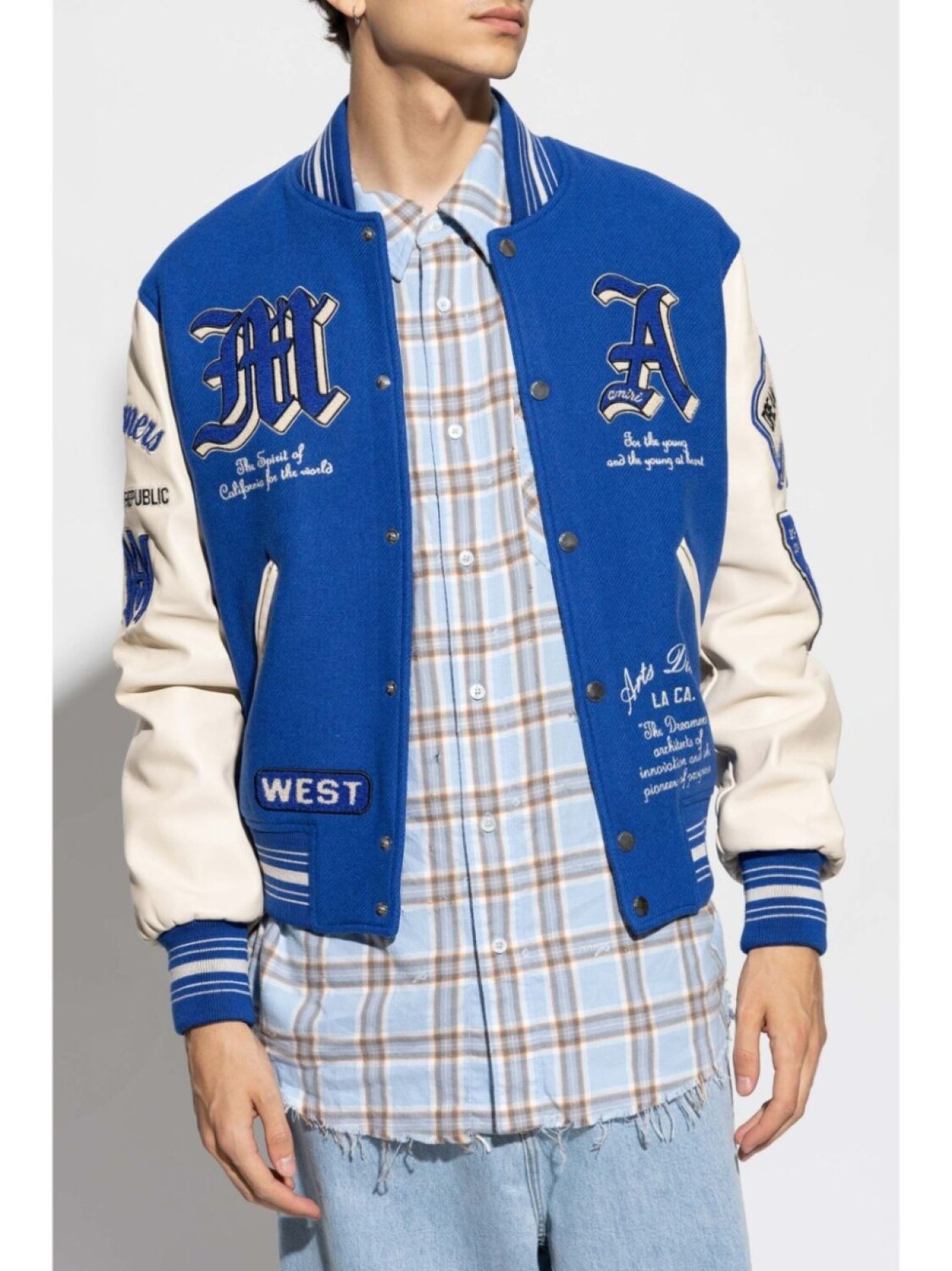 

AMIRI куртка Dream Team Varsity, синий