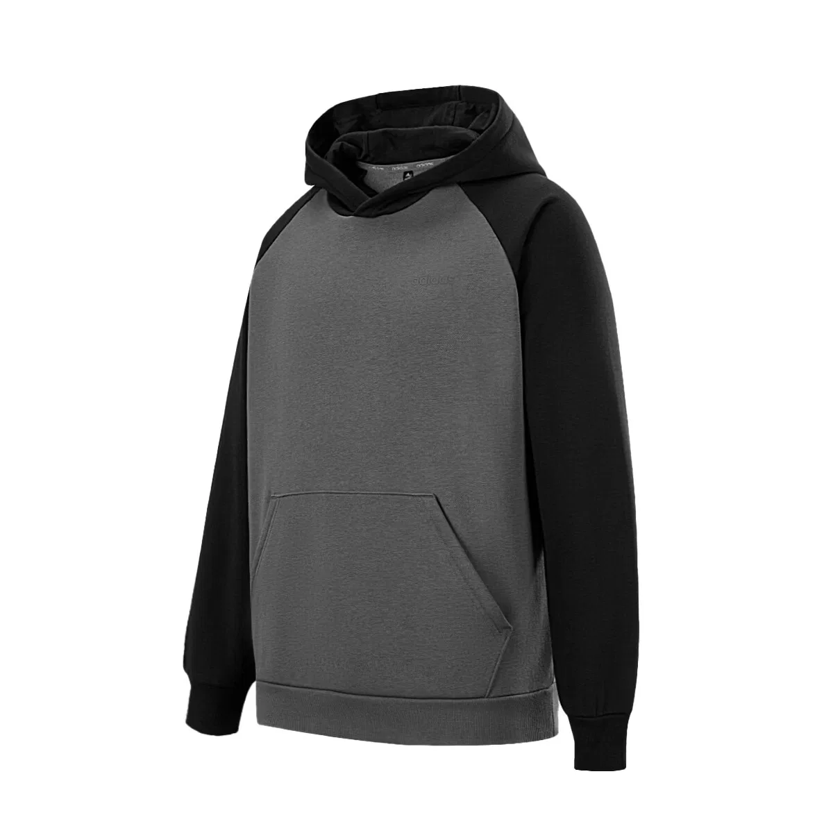 Толстовка с капюшоном на флисе Athleisure мужская Adidas, Gray/Black