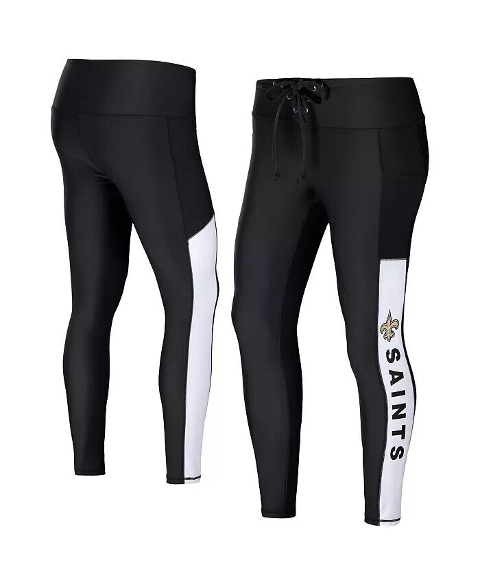 

Женские черные леггинсы New Orleans Saints Wear By Erin Andrews