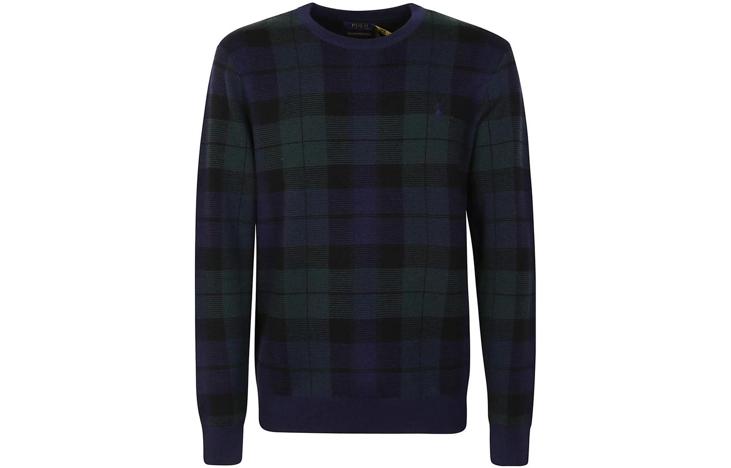

Вязаный свитер в клетку Polo Ralph Lauren, разноцветный