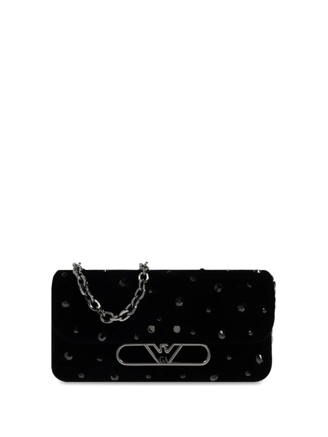 

Сумка через плечо с логотипом Emporio Armani, черный