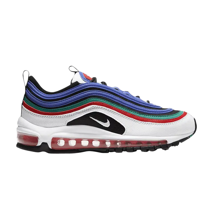 

Кроссовки Nike Air Max 97 GS 'White Multi', белый