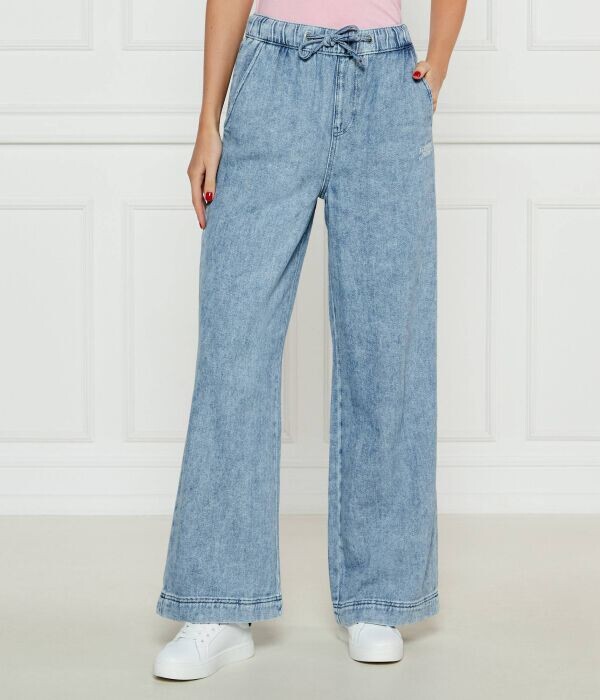 

Джинсы женские Tommy Jeans свободного кроя на кулиске, голубой