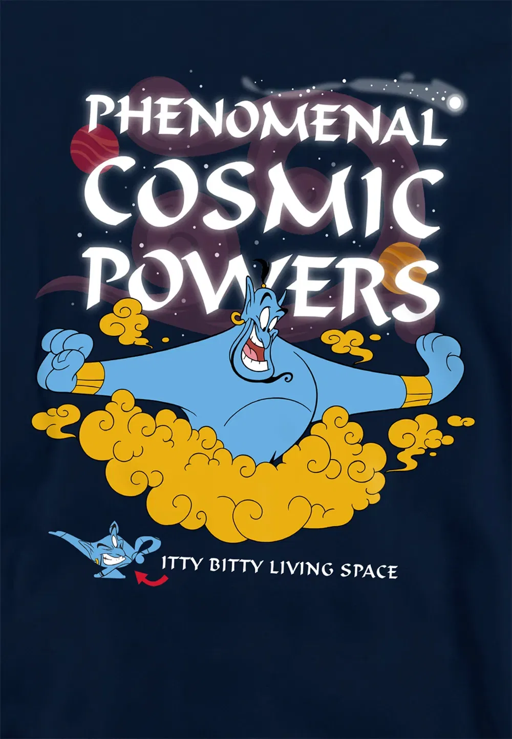 Детская худи Aladdin The Genie Has Phenomenal Cosmic Powers, Disney, темно-синий — фото 2