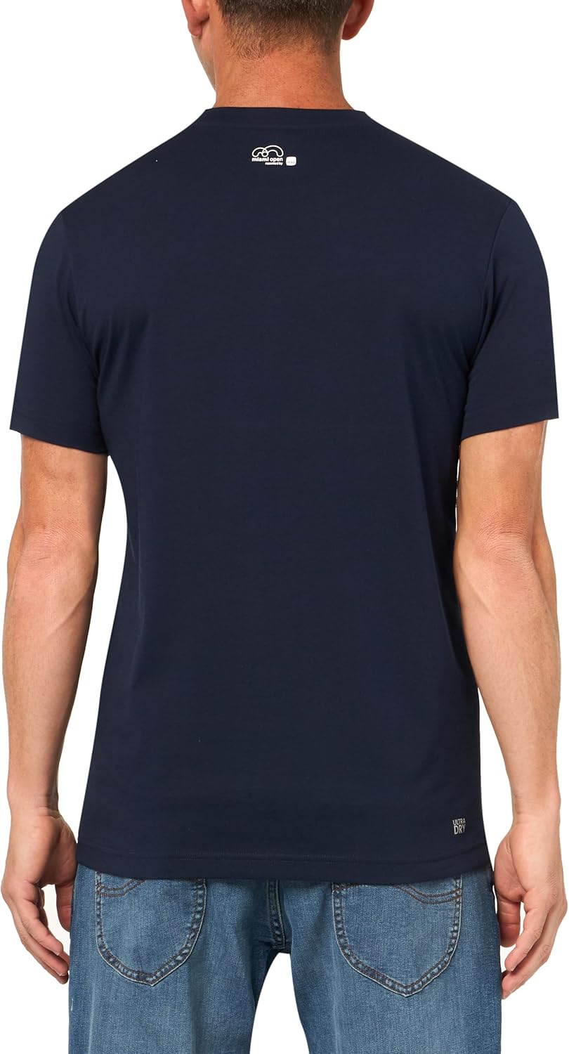 Мужская футболка с принтом крокодилов Lacoste, Navy Blue — фото 2