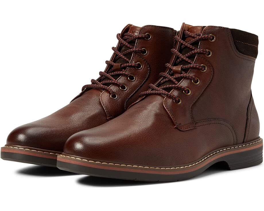 

Ботинки Florsheim Norwalk Plain Toe Lace-Up, цвет Cognac Smooth Leather