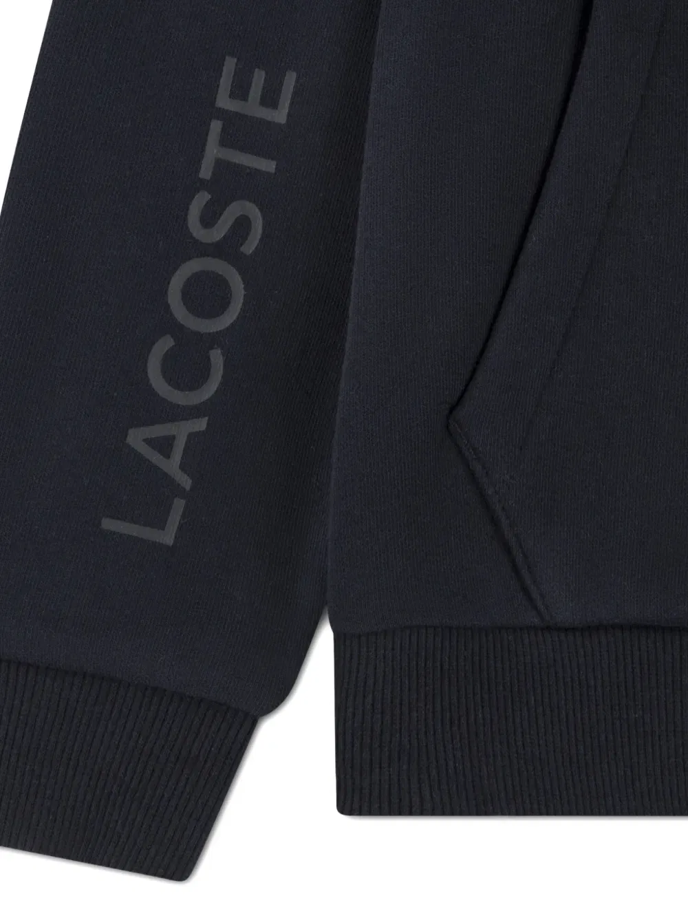 Толстовка на молнии с логотипом Lacoste Kids, синий — фото 4