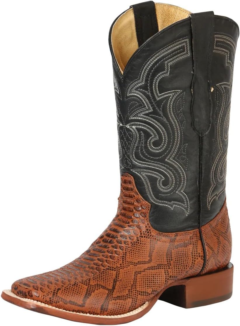 

Мужские вестерн-ботинки El General, имитация кожи питона, коньячного цвета Generic, initial