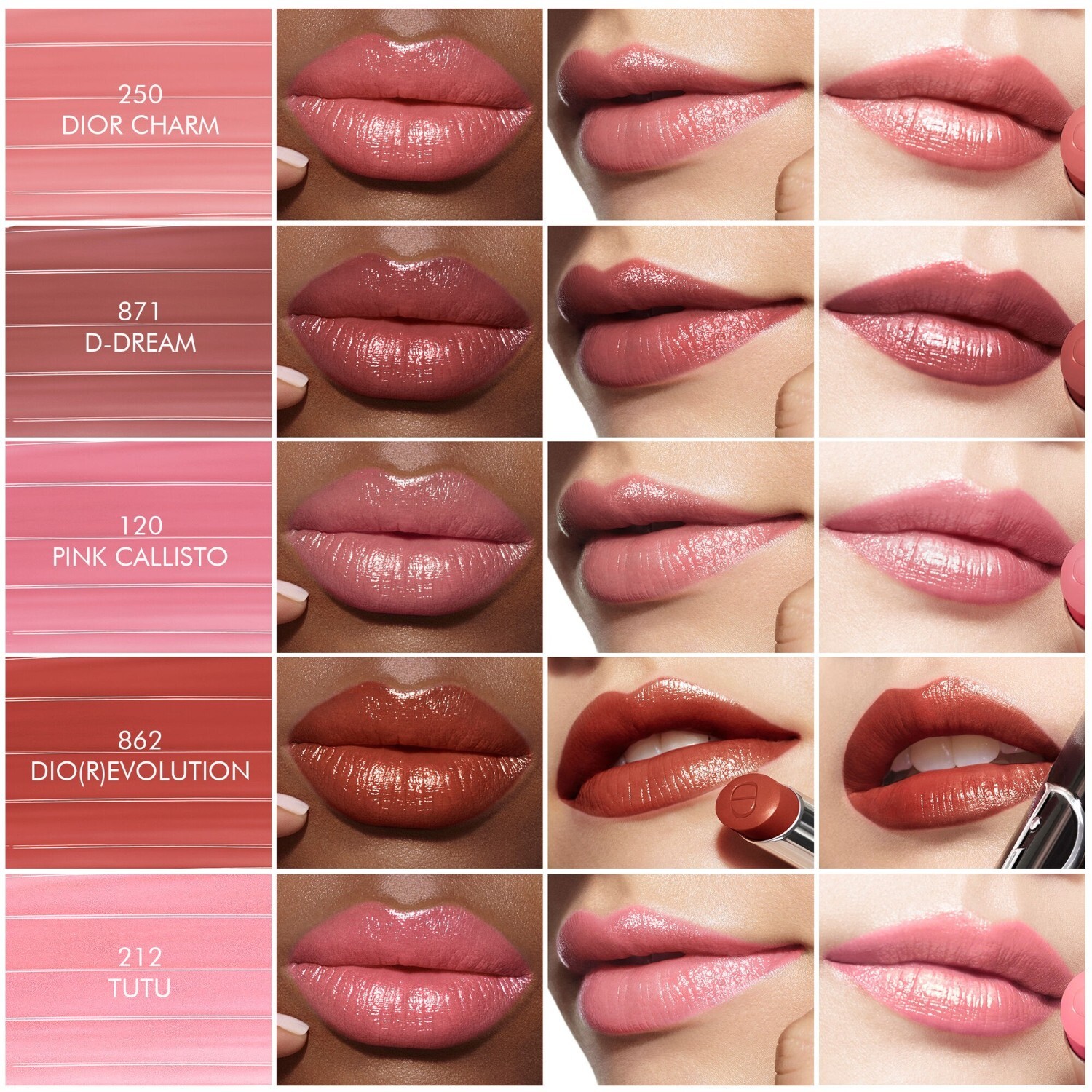Помада для губ dior addict refill Dior, d-dream, вес 3.2 гр. — фото 4