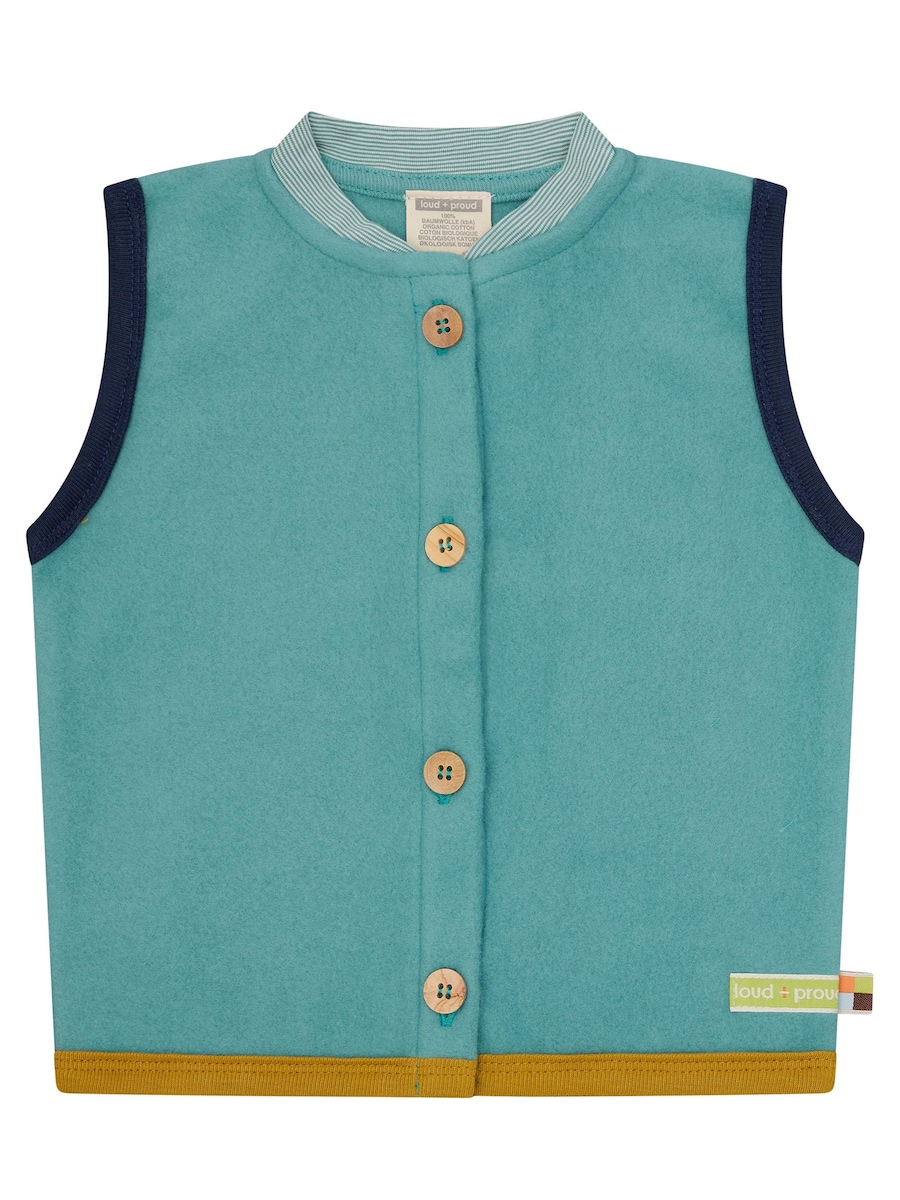 

Флисовая куртка loud + proud, изумрудный