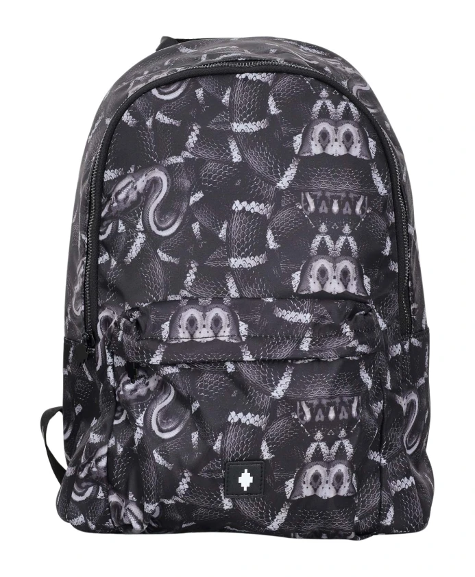 

Рюкзак с принтом под змеиную кожу в городском стиле Marcelo Burlon, черный