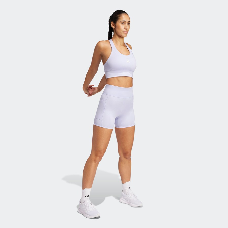 Узкие тренировочные брюки ADIDAS PERFORMANCE Own the Run, сиреневый — фото 4