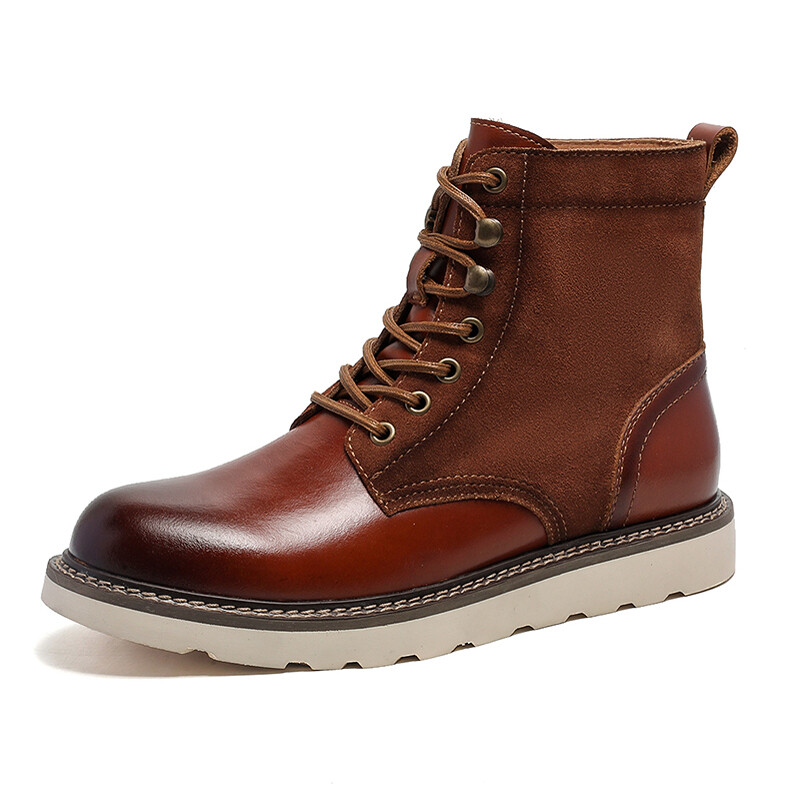 

Мужские ботинки Cahhrrn X Martin Boot Men Beige Weishibangwei