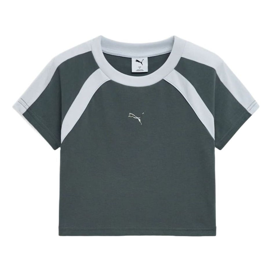 

Футболка (WMNS) PUMA Dare To T-Shirt 'Mineral Gray', серый