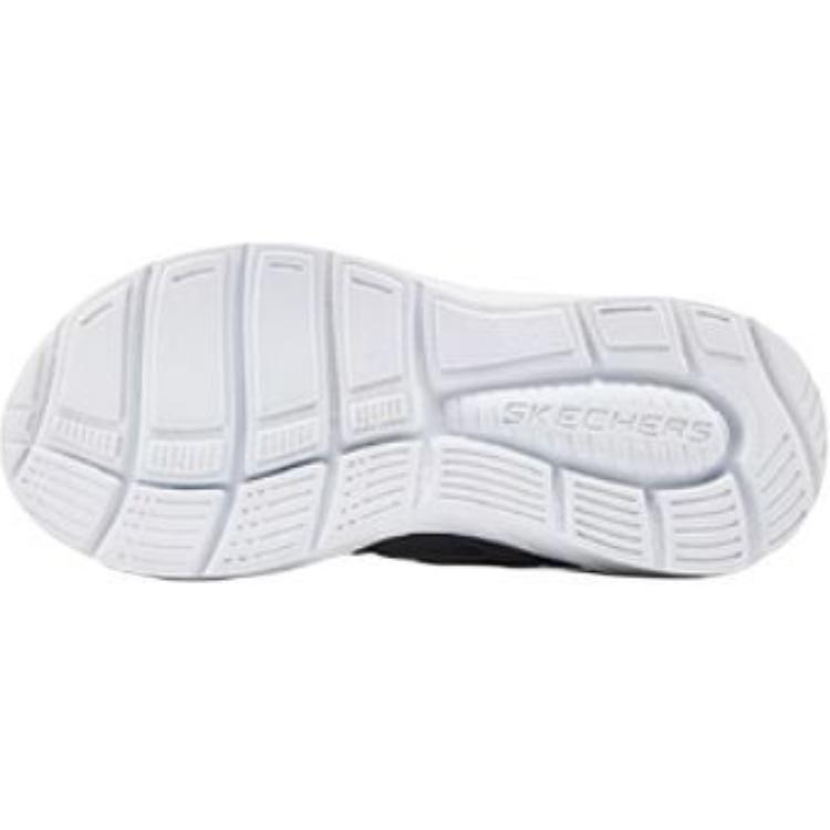 Skechers Kids Антиударные, устойчивые к истиранию и дышащие низкие детские повседневные кроссовки Black Kids' — фото 4