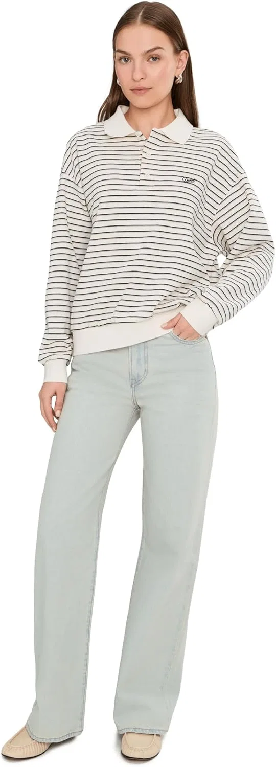 Женские джинсы Levi's с широкими штанинами и ребристой текстурой, модель H223 Levi's — фото 2