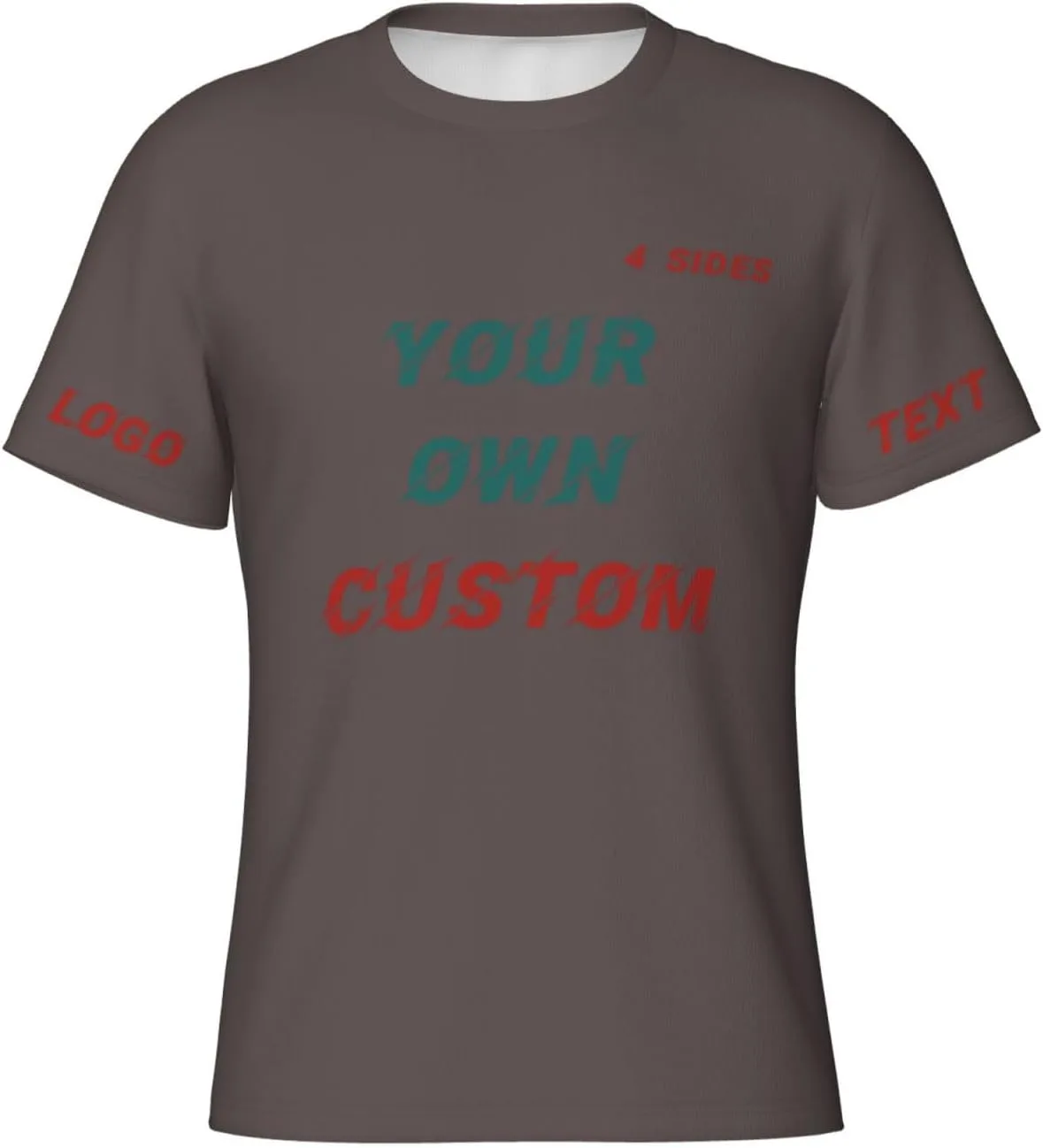 

Футболка Custom с принтом на 4 сторонах