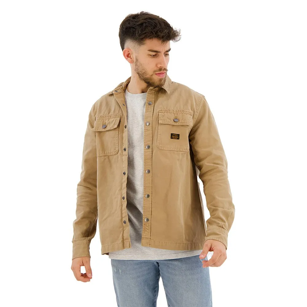 

Верхняя рубашка Superdry Canvas Workwear, коричневый