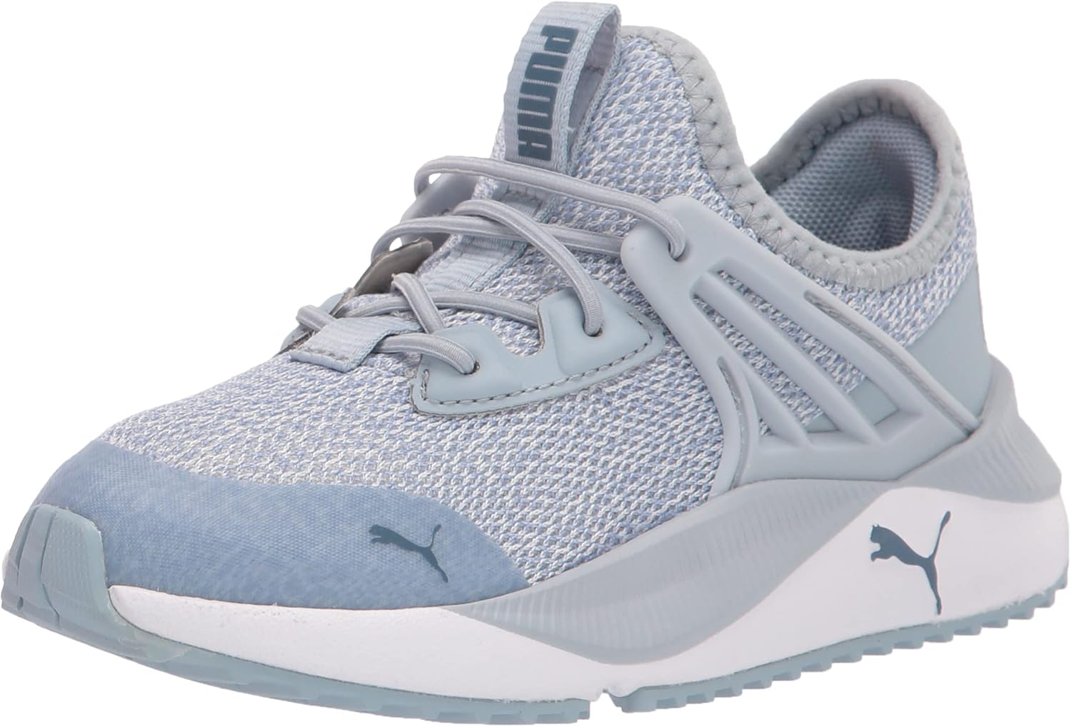 

Кроссовки Puma Vikky Repeat FS Leather бело-розовые, размер 6.5 US для детей и подростков, темно-синий/сиреневый