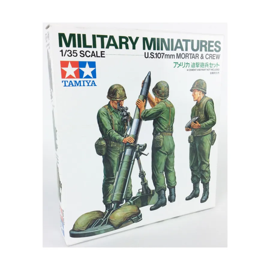 

Американский 107-мм миномет и расчет, Military Models - 1/35 Scale