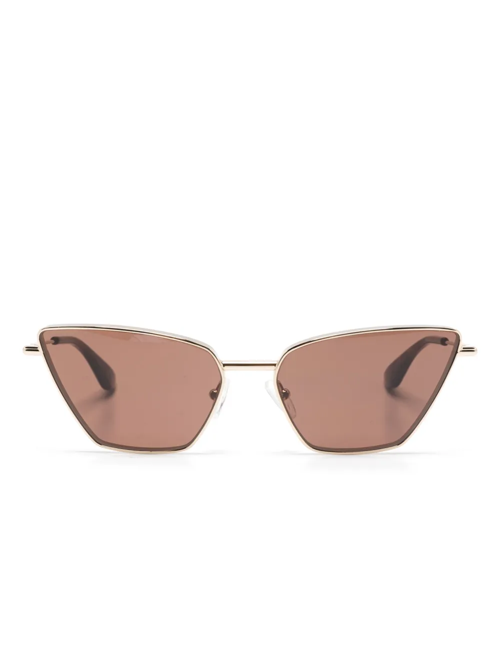 

Солнцезащитные очки в оправе 'кошачий глаз' Alexander McQueen Eyewear, золотой