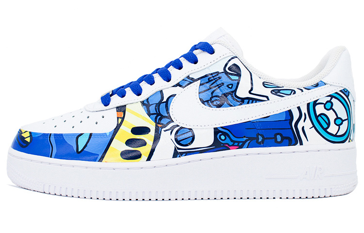 

Кроссовки Nike Air Force 1 Skateboard Shoes Men Low-Top Blue/White