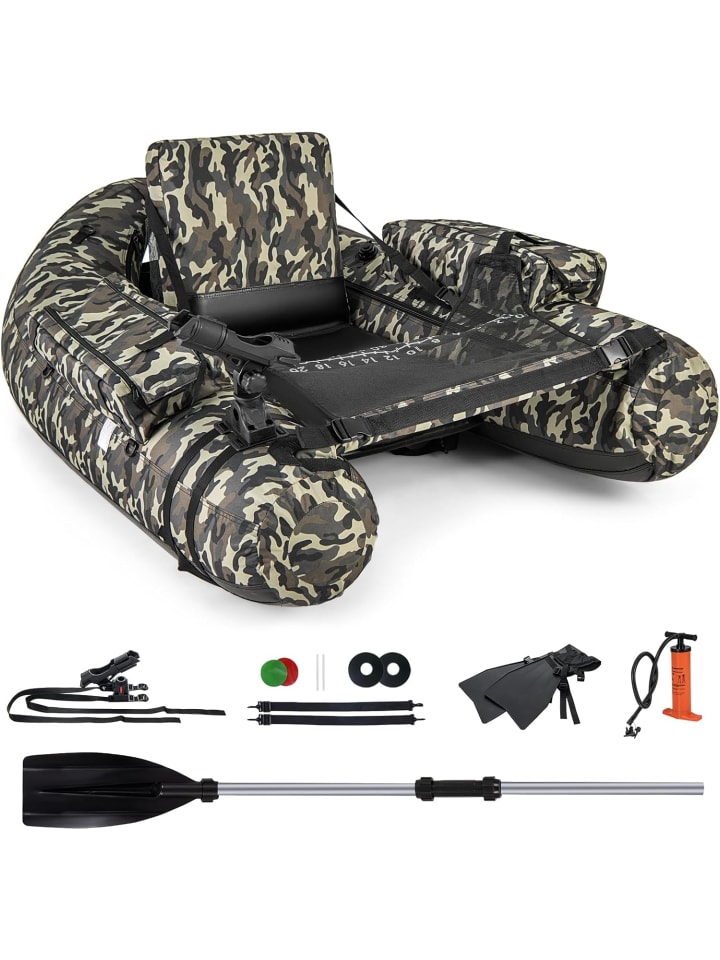 

COSTWAY Надувная лодка размером 146x109x44 см, разных цветов