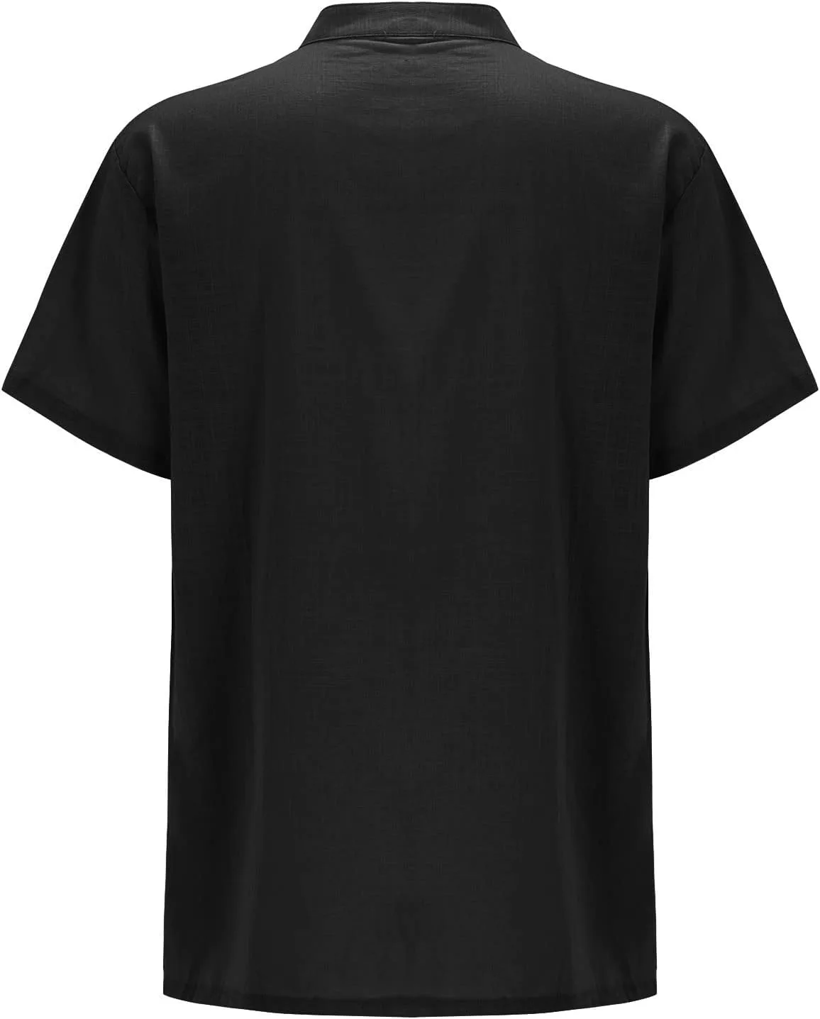 Гавайская рубашка мужская Linen Loose Fit с карманом — фото 3