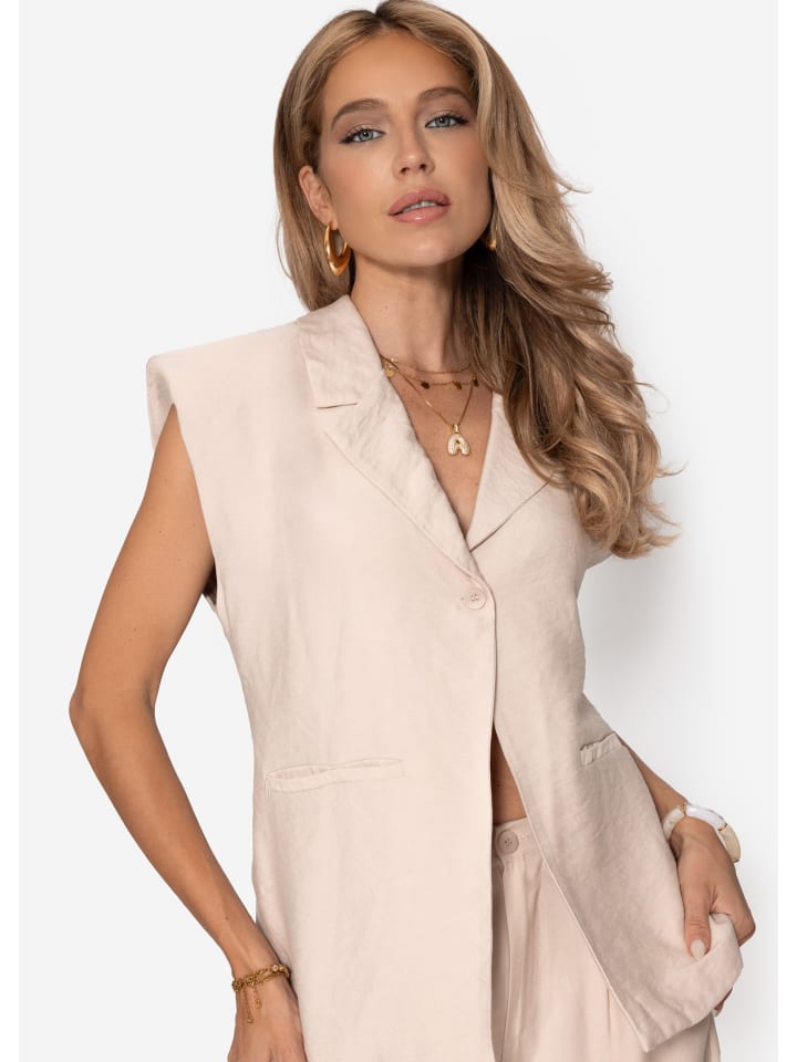 

Жилет SASSYCLASSY, бежевый
