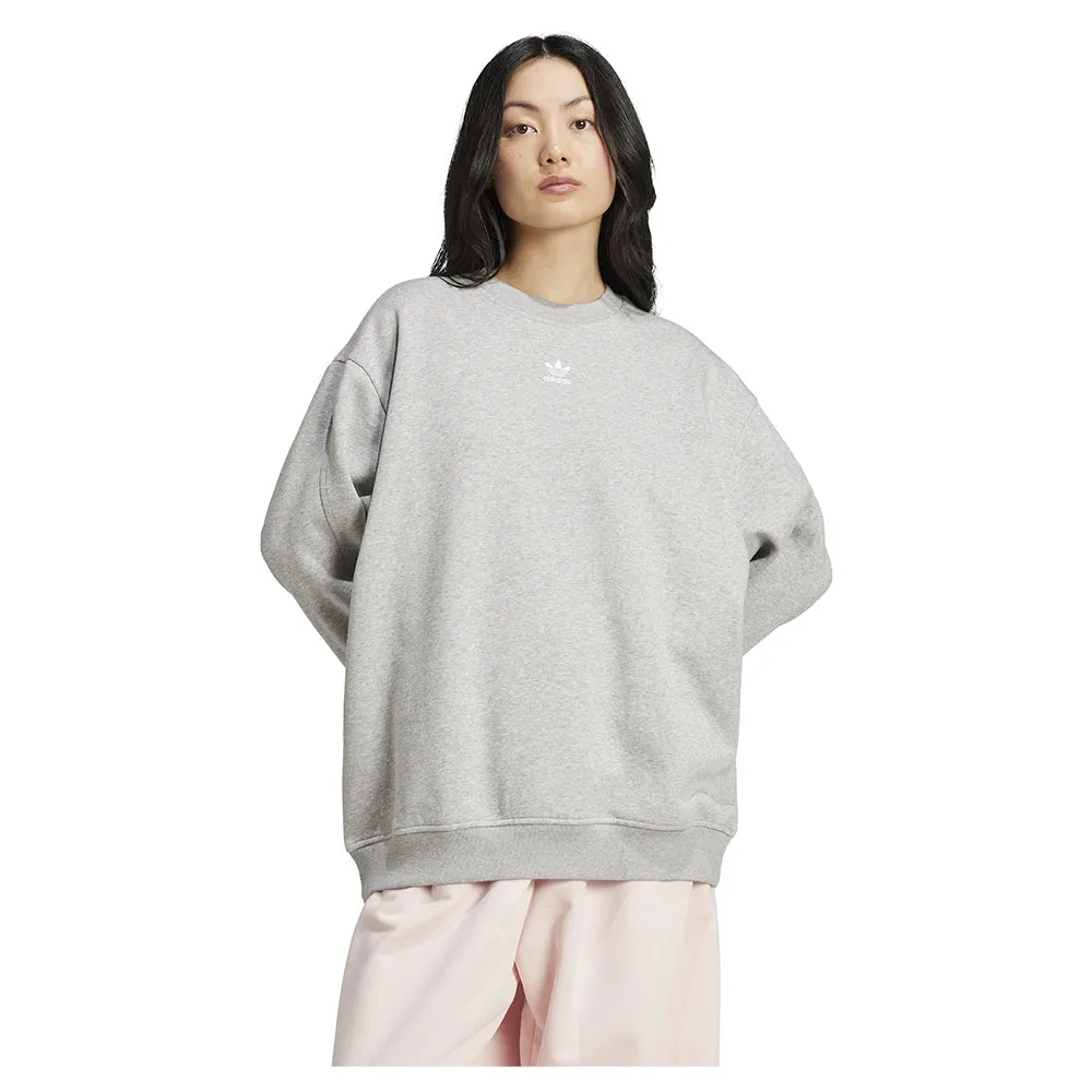 

Толстовка adidas Originals Essentials Fleece Long Oversized Crew, серый