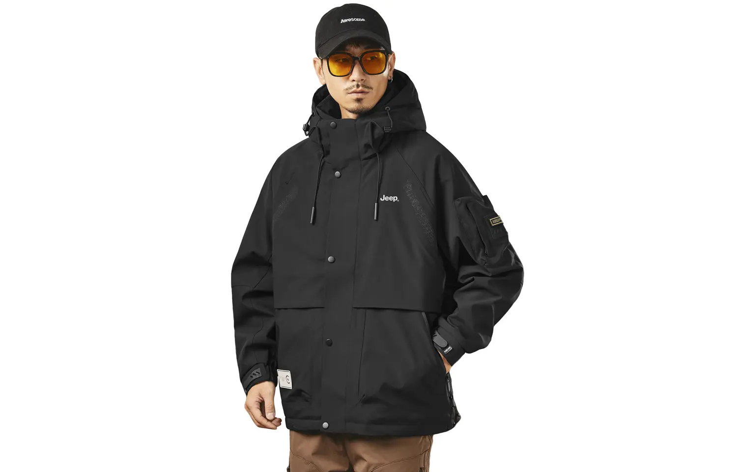 

Jeep Пуховик мужской, Black (Down Jacket Style)