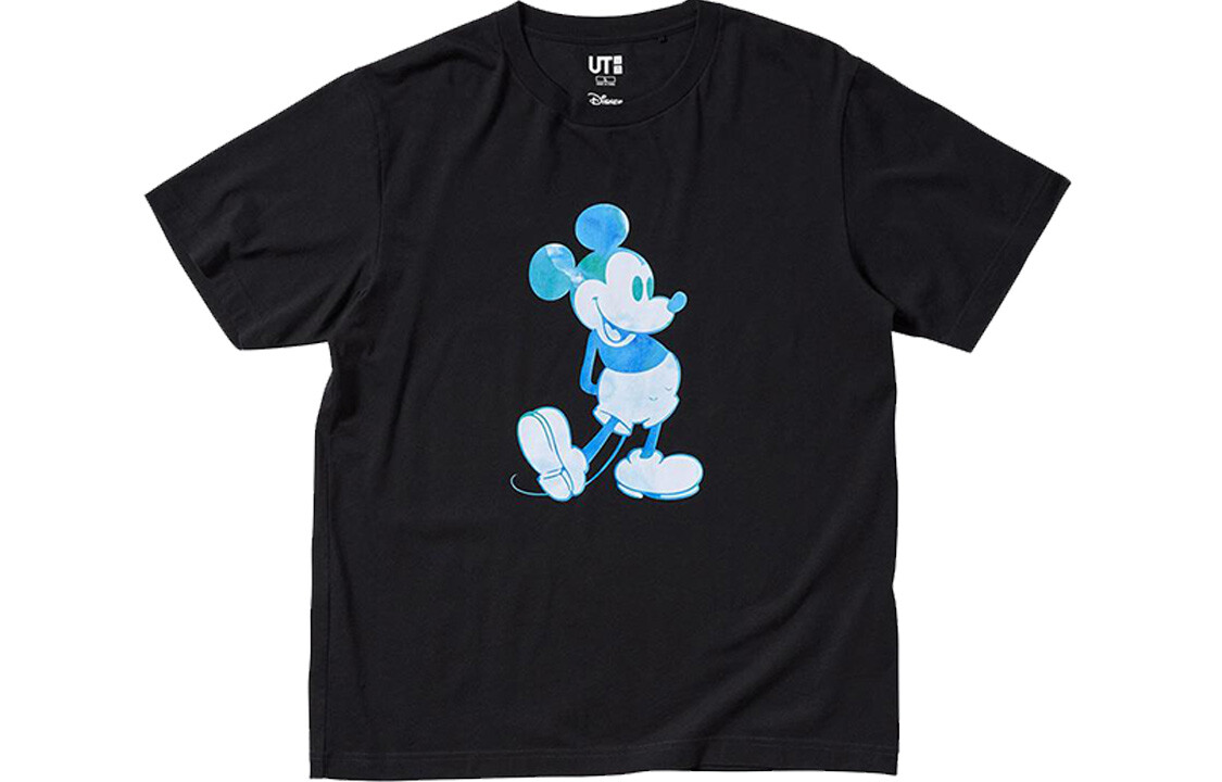 

UNIQLO Футболка унисекс, цвет Black