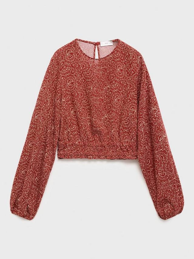 

Детская блузка с буфами в стиле Lolita Mango, Medium Orange