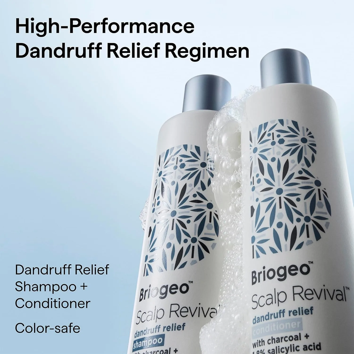 Briogeo Scalp Revival кондиционер против перхоти с древесным углем и 1, 8% салициловой кислоты, 250 мл — фото 4