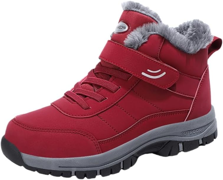 

Зимние мужские большие ботинки, толстые и теплые, с плюшевой подкладкой и противоскользящей подошвой из ТПР. Внутренняя подкладка удобная и мягкая. Подходят для пеших прогулок и активного отдыха на природе Clolinde, красный