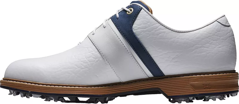 Мужские кроссовки для гольфа FootJoy Premiere Series Wilcox LE, белый/темно-синий/белый — фото 3