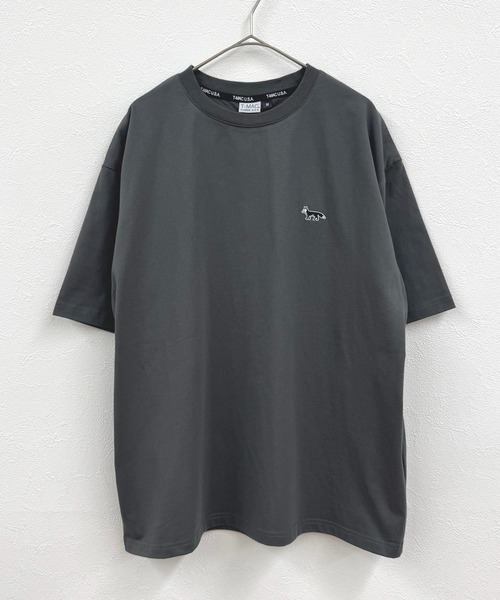 

Футболка свободного кроя с коротким рукавом, вышивка лиса T-MAC OUTING, T-MAC