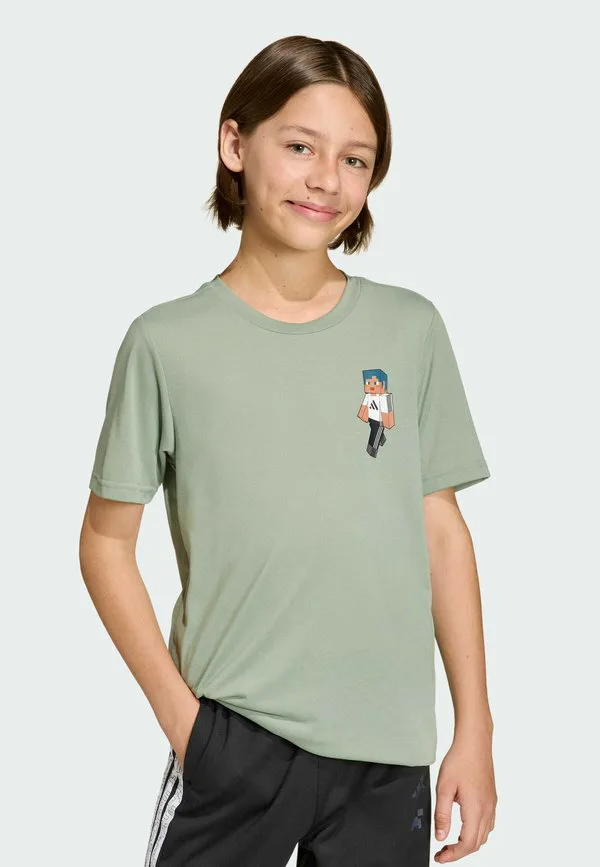 Футболка с принтом Adidas Sportswear, Silver Green