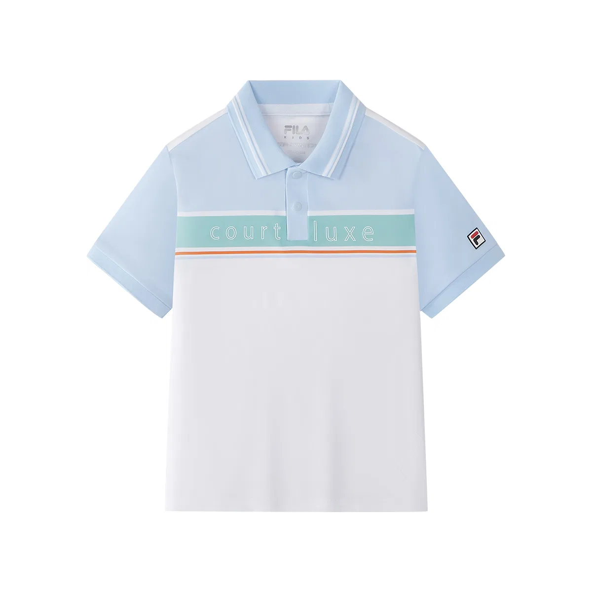 Футболка PERFORMANCE FPH с коротким рукавом Jade White, детская FILA KIDS
