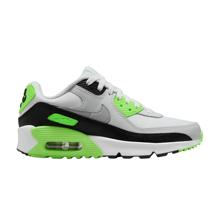 

Кроссовки Air Max 90 Leather GS 'Lime Blast', белый