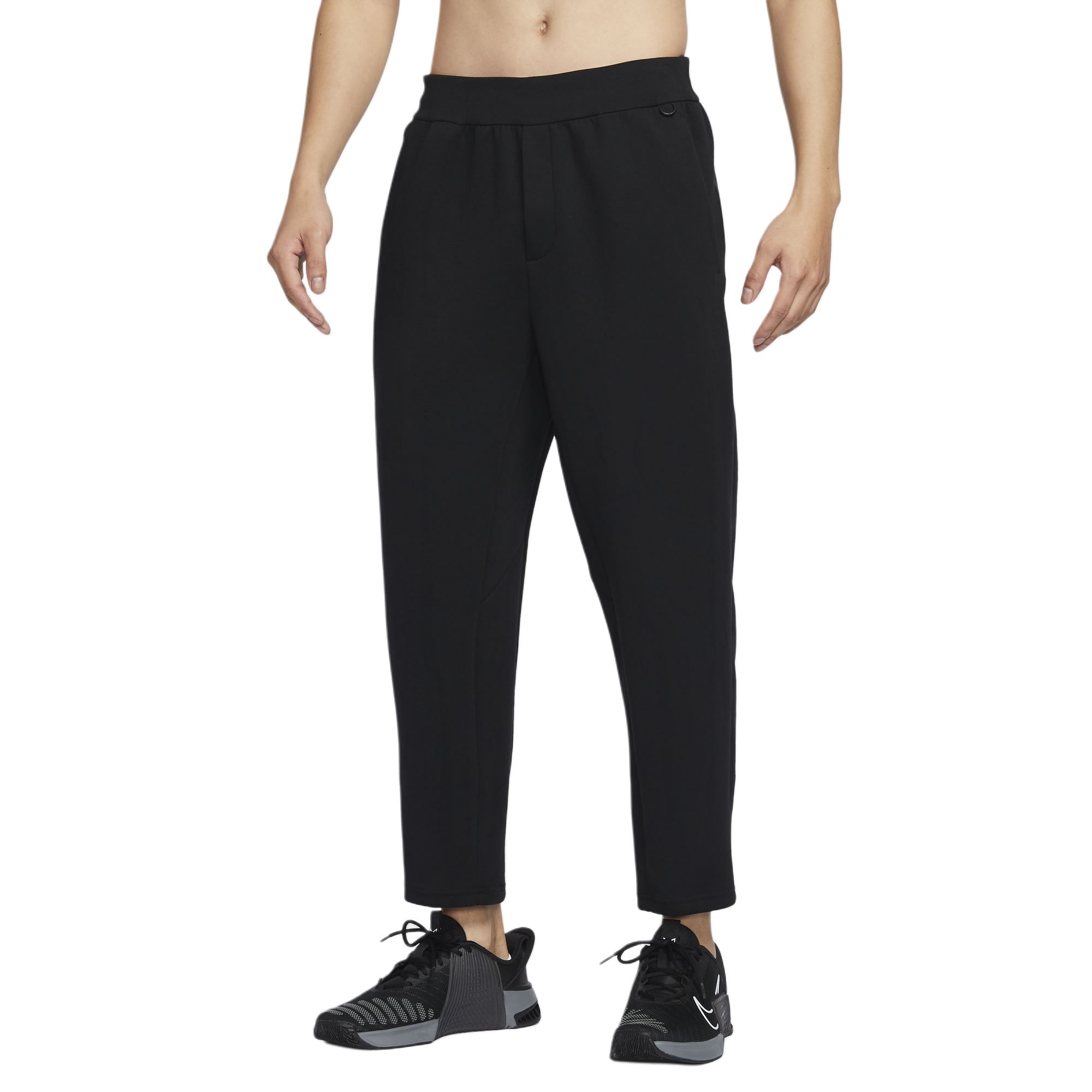 Nike Дышащие вязаные спортивные штаны Men's Black/Dark Charcoal Gray — фото 3