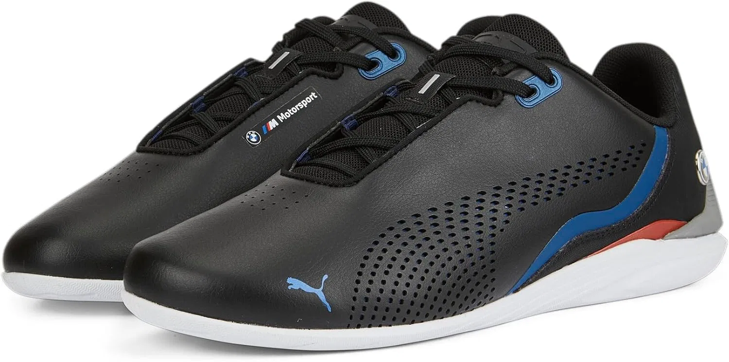 Кроссовки PUMA BMW MMS Drift Cat Decima, белые, артикул 307304 06 — фото 2