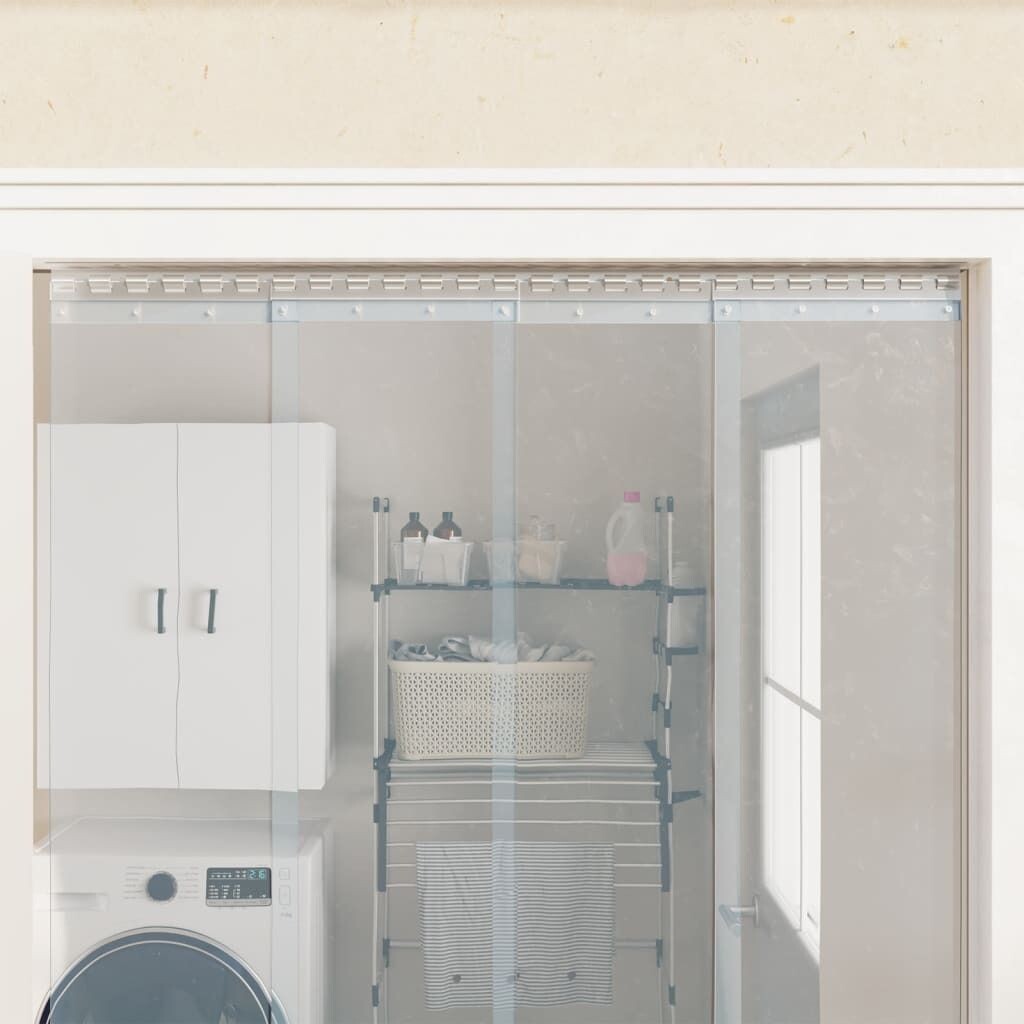 

Полосы для дверных штор разноцветные 90х200 см. The Living Store, серебро