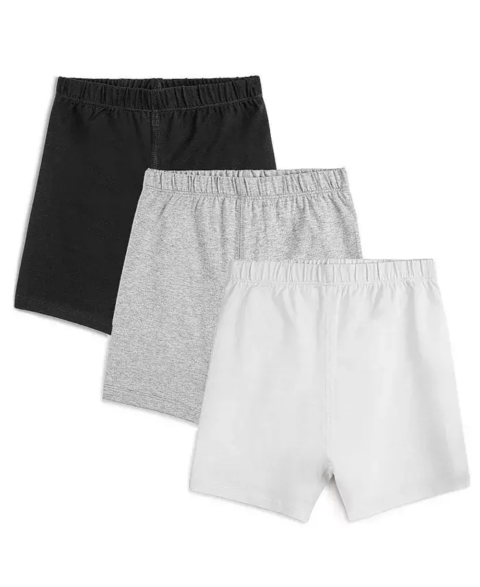 

Велосипедные шорты для девочек из органического хлопка Fair Trade, 3 шт Mightly, мультиколор